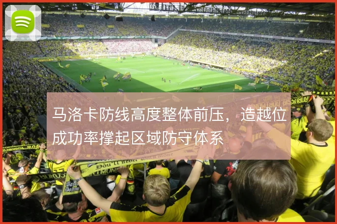 马洛卡防线高度整体前压，造越位成功率撑起区域防守体系